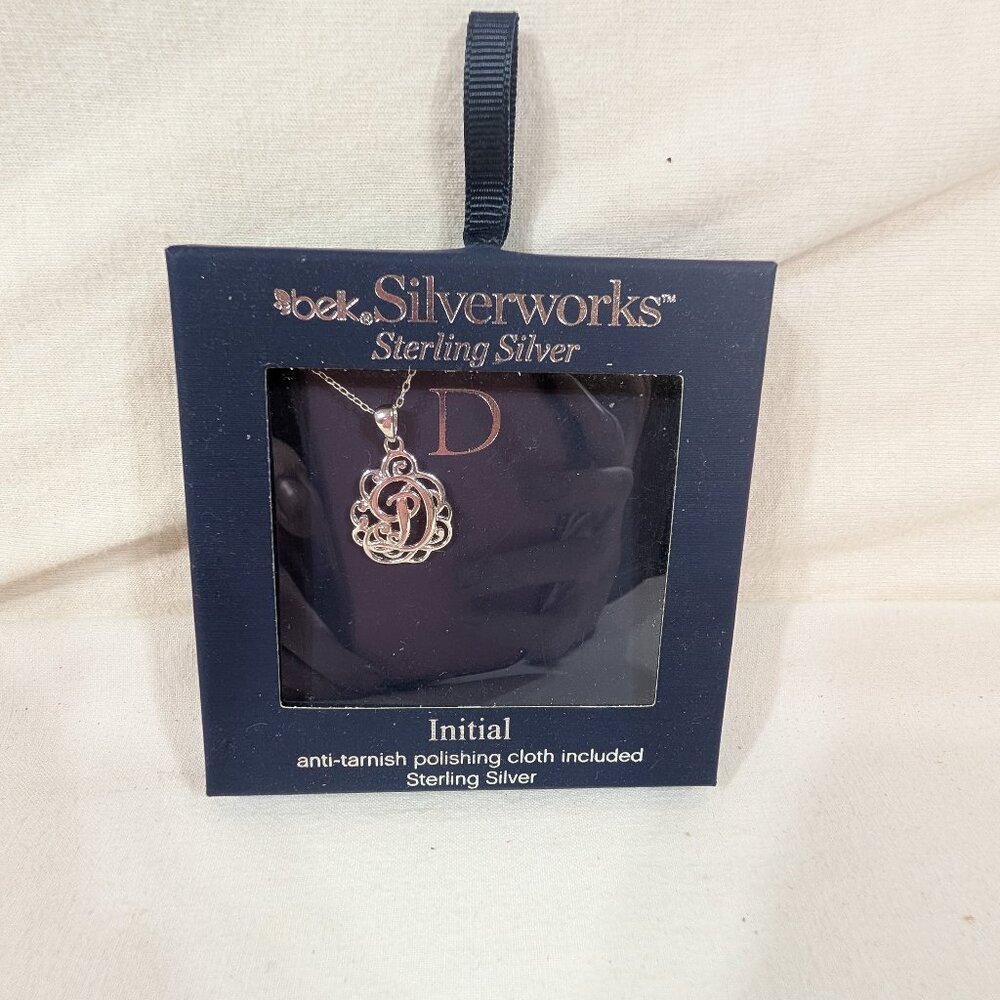 Belks Silverworks Initial Necklace
